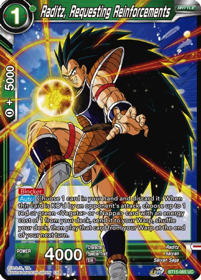 Raditz, Requesting Reinforcements (BT15-065) [Saiyan Showdown]