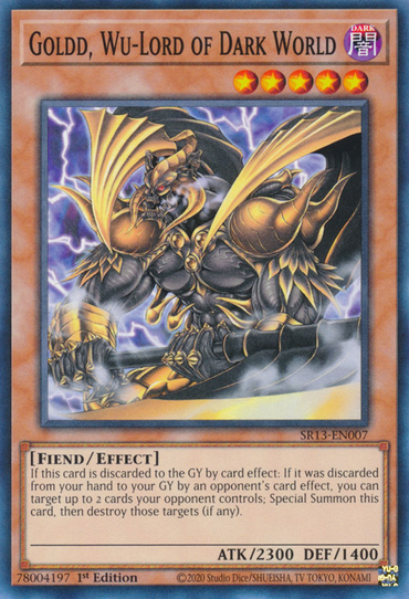 Goldd, Wu-Lord of Dark World [SR13-EN007] Common