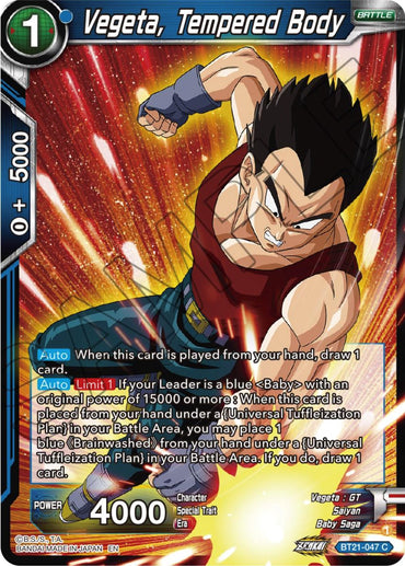 Vegeta, Tempered Body (BT21-047) [Wild Resurgence]