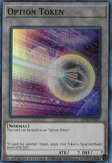 Option Token [OP20-EN027] Super Rare