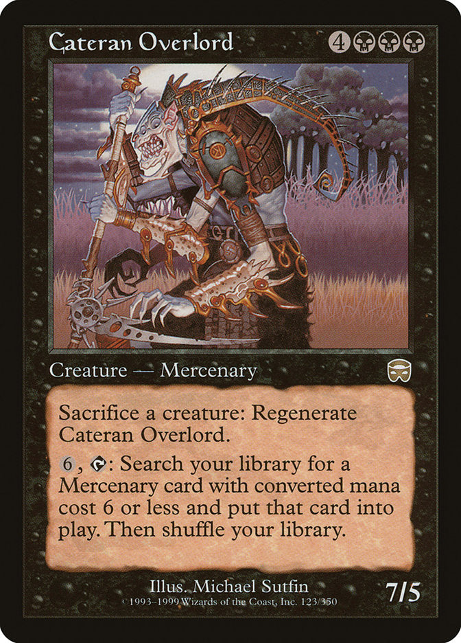 Cateran Overlord [Mercadian Masques]