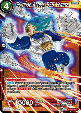 Surprise Attack SSB Vegeta (Starter Deck - Pride of the Saiyans) (SD15-05) [Cross Spirits]