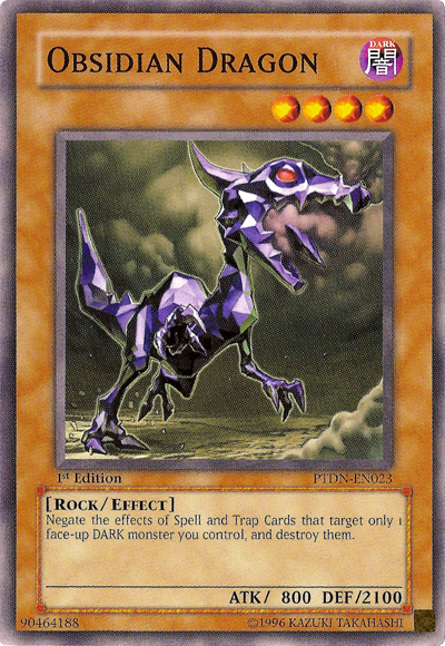 Obsidian Dragon [PTDN-EN023] Common