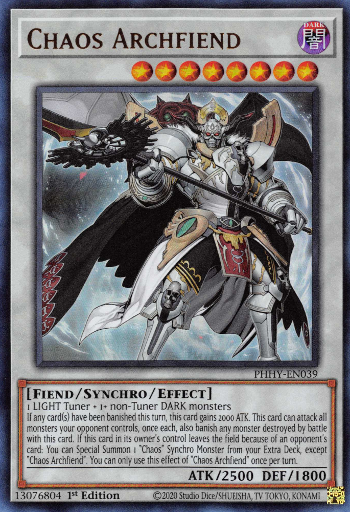 Chaos Archfiend [PHHY-EN039] Ultra Rare