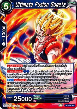 Ultimate Fusion Gogeta (Starter Deck - Resurrected Fusion) (SD6-04) [Miraculous Revival]