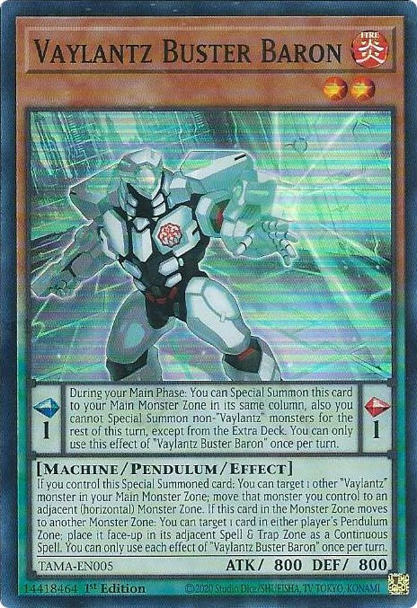 Vaylantz Buster Baron [TAMA-EN005] Super Rare