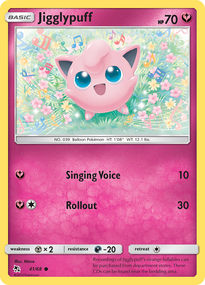 Jigglypuff (41/68) [Sun & Moon: Hidden Fates]