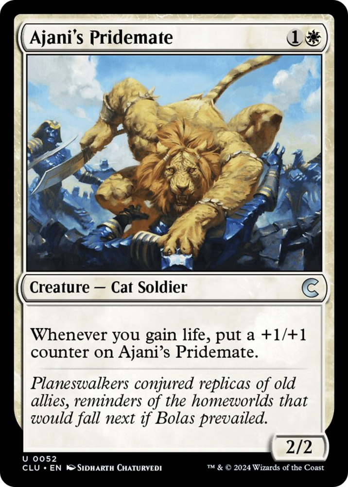 Ajani's Pridemate [Ravnica: Clue Edition]