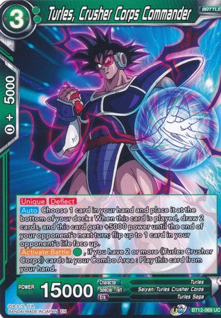 Turles, Crusher Corps Commander (BT12-069) [Vicious Rejuvenation]