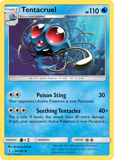 Tentacruel (24/145) [Sun & Moon: Guardians Rising]