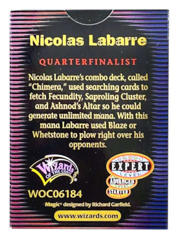 2000 World Championship Deck (Nicolas Labarre)
