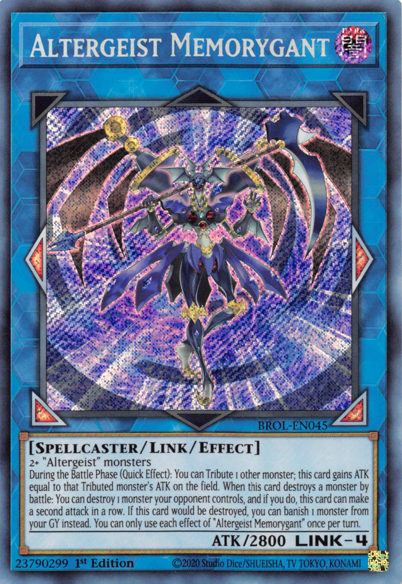 Altergeist Memorygant [BROL-EN045] Secret Rare