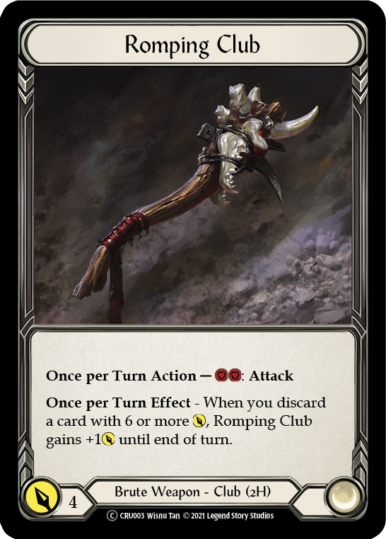 Romping Club [U-CRU003] (Crucible of War Unlimited)  Unlimited Rainbow Foil