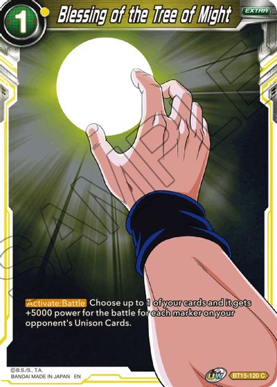 Blessing of the Tree of Might (BT15-120) [Saiyan Showdown]