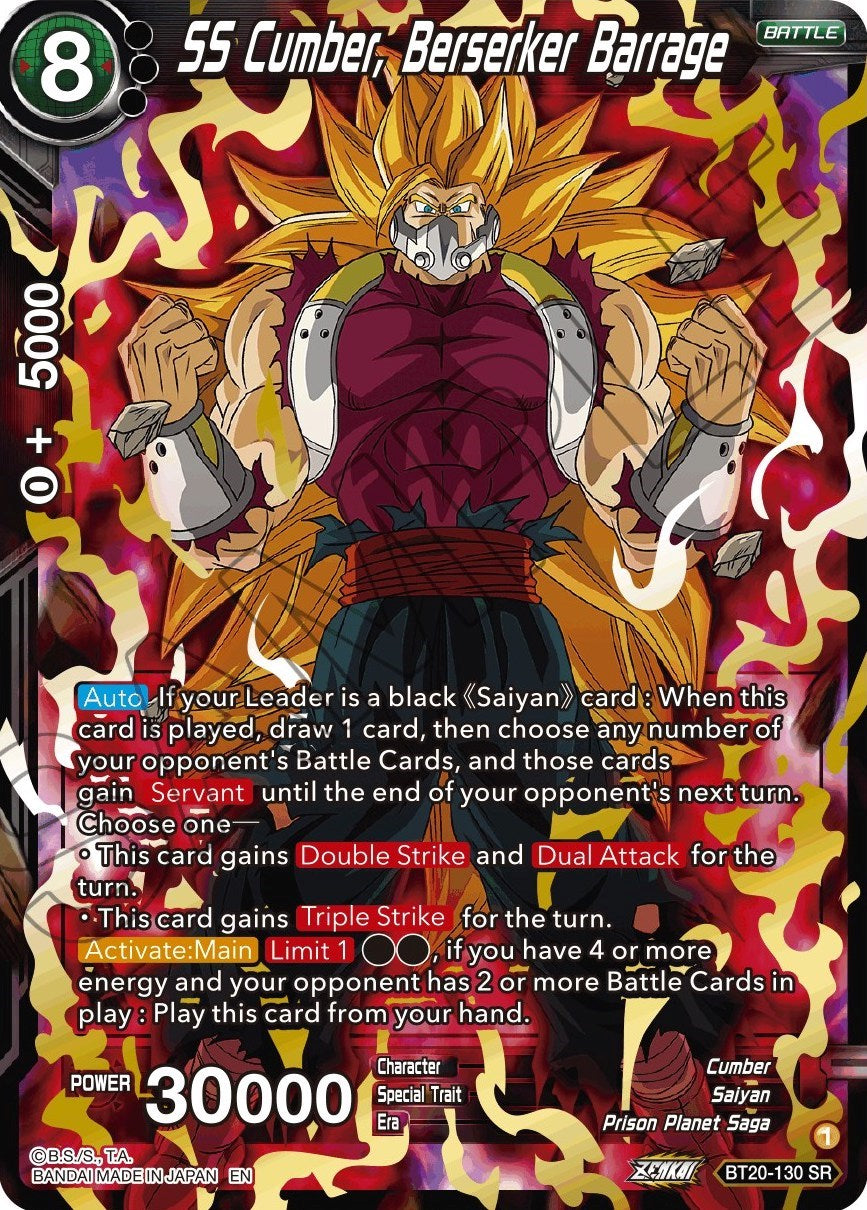 SS Cumber, Berserker Barrage (BT20-130) [Power Absorbed]