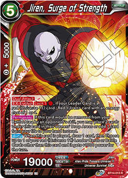 Jiren, Surge of Strength (BT14-015) [Cross Spirits]