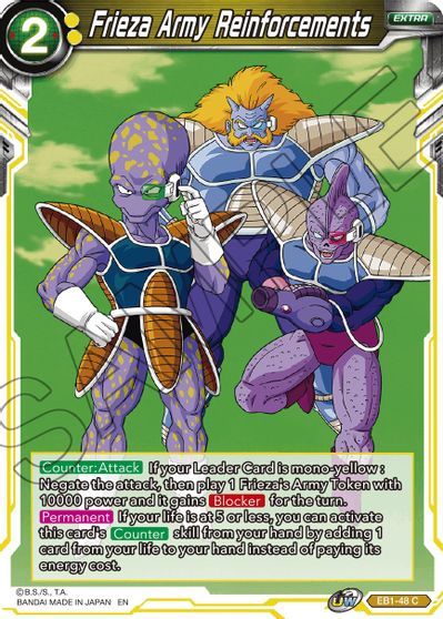 Frieza Army Reinforcements (EB1-48) [Battle Evolution Booster]