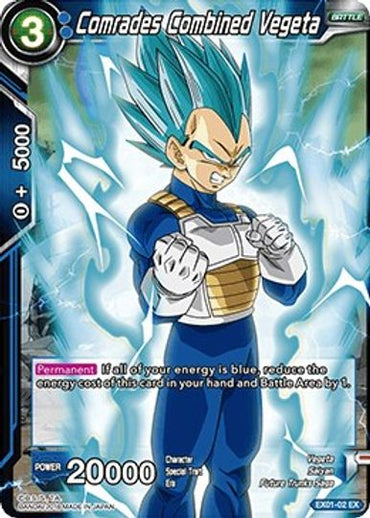 Comrades Combined Vegeta (EX01-02) [Mighty Heroes]