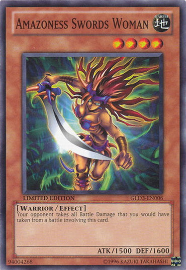 Amazoness Swords Woman [GLD3-EN006] Common