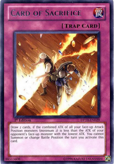 Card of Sacrifice [DP10-EN029] Rare