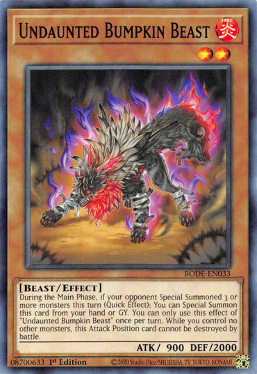 Undaunted Bumpkin Beast [BODE-EN033] Common