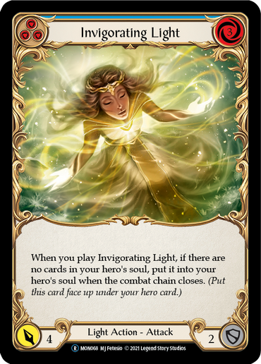 Invigorating Light (Blue) [U-MON068-RF] (Monarch Unlimited)  Unlimited Rainbow Foil