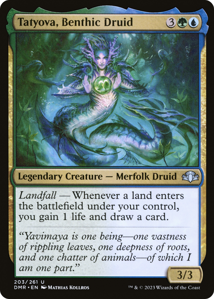 Tatyova, Benthic Druid [Dominaria Remastered]