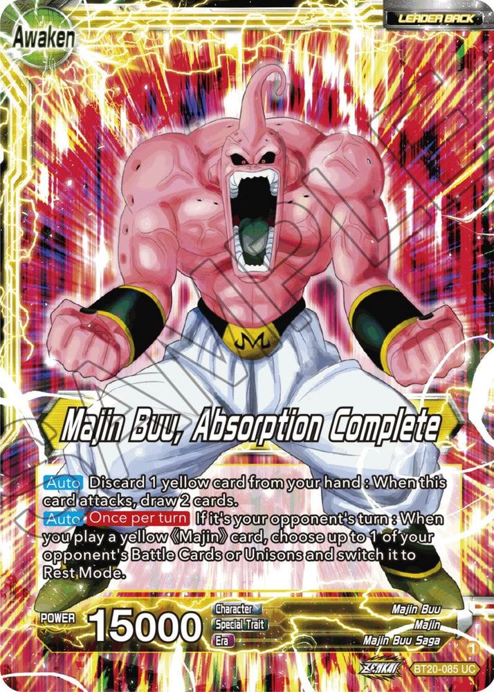 Majin Buu // Majin Buu, Absorption Complete (BT20-085) [Power Absorbed]