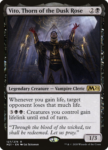 Vito, Thorn of the Dusk Rose [Core Set 2021]