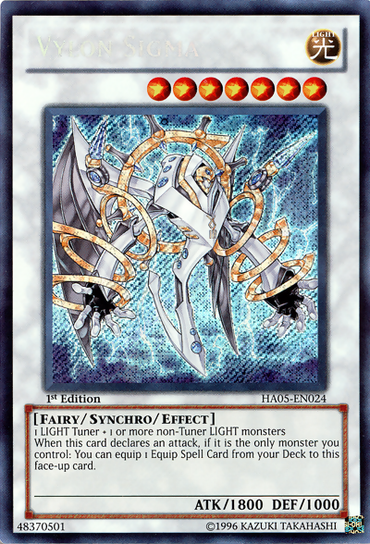 Vylon Sigma [HA05-EN024] Secret Rare