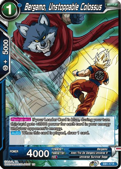 Bergamo, Unstoppable Colossus (EB1-17) [Battle Evolution Booster]